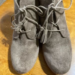 Dr Scholl’s Suede Wedge Booties
